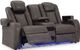 Signature Design by Ashley® Fyne-Dyme Shadow Power Reclining Loveseat with Console-1