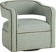 Craftmaster® Customizable CM Leather Wilder Swivel Chair-0