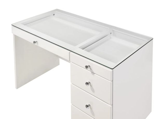 Crown Mark Morgan White Vanity Base-1