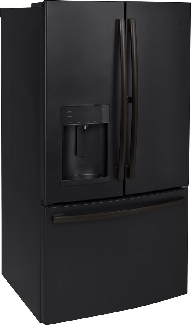 GE® 36 in. 27.8 Cu. Ft. Black Slate French Door Refrigerator-GFE28GELDS-1