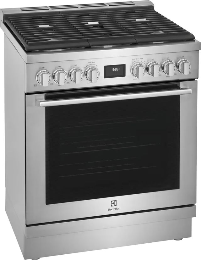 Electrolux 30" Stainless Steel Freestanding Dual Fuel Natural GasRange-2