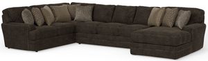 iAmerica Hercules Chocolate 3 Piece Sectional
