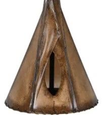 Crestview Collection Teepee Brown Table Lamp-1