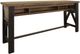 International Furniture Direct Loft Brown Counter Sofa Table-0
