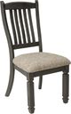 Signature Design by Ashley® Tyler Creek Black/Grayish Brown Slat Back Dining Side Chair-0