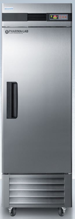 Accucold® Pharma-Lab Performance Series 28" 23 Cu. Ft. Stainless Steel Upright Pharmacy Freezer-0