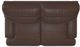 La-Z-Boy® Miles Walnut Leather Loveseat-4