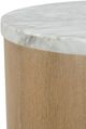 Rowe® Delray Carrara End Table with Brindle Base-1