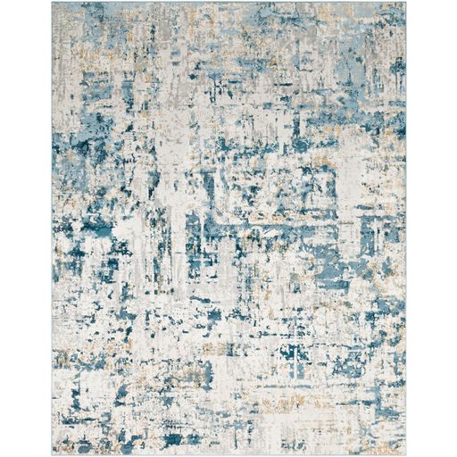 Surya Quatro Dark Blue 5'x7' Area Rug-1