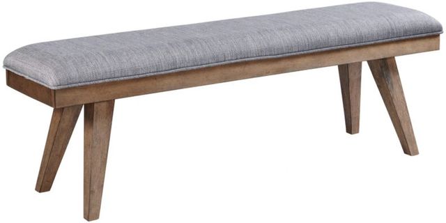 Intercon Oslo Gray/Weathered Chestnut Bench-0