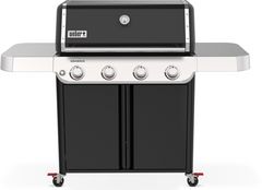 Weber® Genesis E-415 4-Burner Black Freestanding Liquid Propane Gas Grill