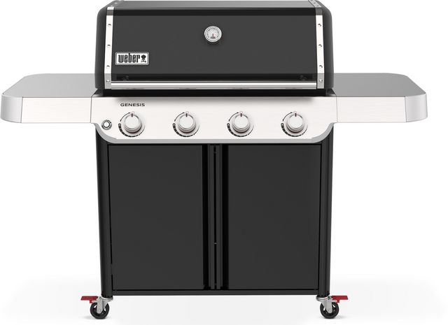 Weber® Genesis E-415 4-Burner Black Freestanding Liquid Propane Gas Grill