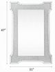 ACME Furniture Nowles Silver 47" Accent Mirror-2
