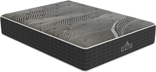 Eclipse® Glacier Black Ice C-Series Hybrid Medium Tight Top Twin XL Mattress in a Box-0