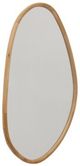 YHD Brown Ellipse Accent Mirror-2