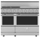 Hestan® KRD Series 48" Steeletto Pro Style Dual Fuel Natural Gas Range with 24" Griddle-0