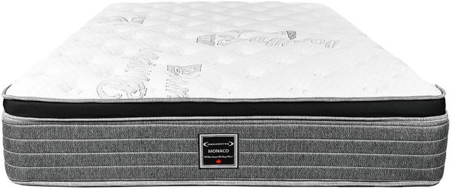 Dreamstar Bedding Classic Collection Monaco 12" Hybrid Plush Pillow Top California King Mattress in a Box