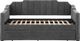 Coaster® Kingston Charcoal Upholstered Twin Daybed with Trundle -4