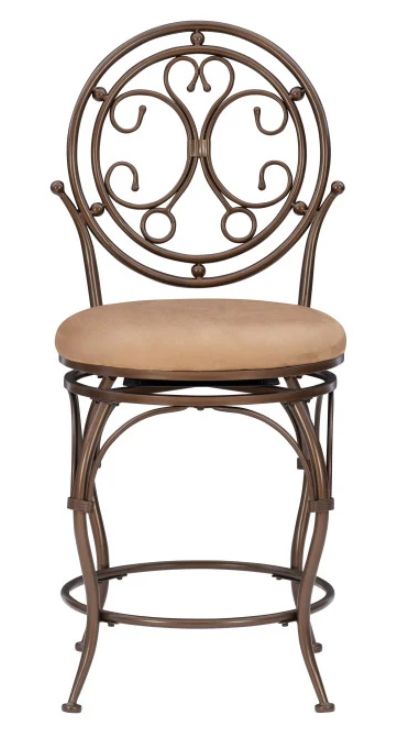 Powell® Baila Bronze/Tan Big and Tall Counter Stool-3