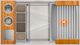 The Galley® Natural Golden Bamboo / Exclusive Gray Resin+ Ideal WashStation™ 3S with Four Tool Wash Kit-0