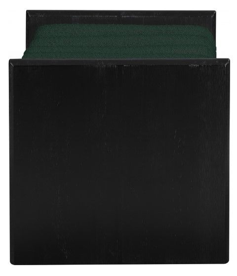 Meridian Furniture Waverly Green/Black 32" Upholstered Bench-2
