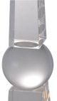 A & B Home Chrome Obelisk Decorative Object-1