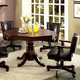 Furniture of America® Rowan 5-Piece Cherry/Espresso Game Table Set-4