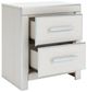 Signature Design by Ashley® Zuraleus White Nightstand-2