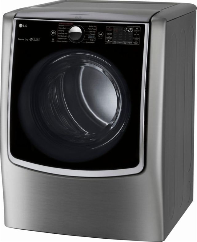 LG 9.0 Cu. Ft. Graphite Steel Front Load Electric Dryer-2