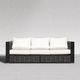 Enclover Chestnut Lux Birds Eye/Black Sofa-1