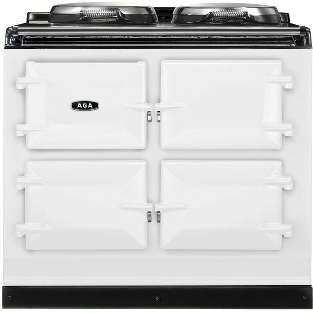 AGA 39" White Total Control Electric Range-0