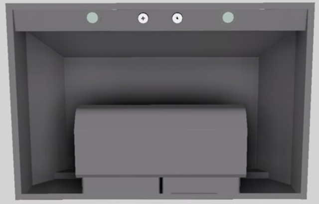 Vent-A-Hood® Designer Series 36" Gunsmoke Wall Mounted Range Hood-1