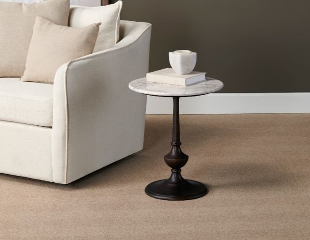 Crestview Collection Versant Gray End Table with Black Base-1
