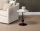 Crestview Collection Versant Gray End Table with Black Base-1