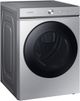 Samsung Bespoke 8700 Series 7.6 Cu. Ft. Silver Steel Front Load Gas Dryer-3