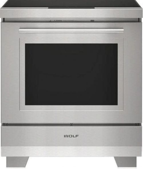 Wolf® 30" Stainless Steel Pro Style Induction Range-0