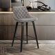 Armen Living Dani Black/Gray Counter Stool-1