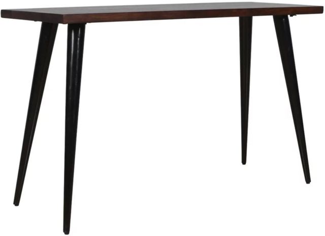 Jofran Inc. Prelude Walnut Sofa Table with Black Base-0