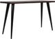 Jofran Inc. Prelude Walnut Sofa Table with Black Base-0