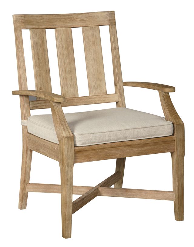 Signature Design by Ashley® Clare View 2-Piece Beige Arm Chair with Cushion-2