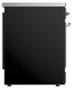 Ilve® Majestic III 30" Glossy Black Pro Style Induction Range with Solid Door and Chrome Trim-3