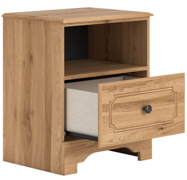 Signature Design by Ashley® Aleaport Warm Brown Nightstand-2