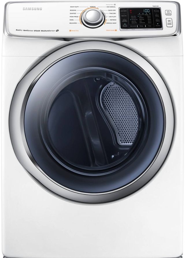 Samsung 6300 Series 7.5 Cu. Ft. White Electric Dryer-0