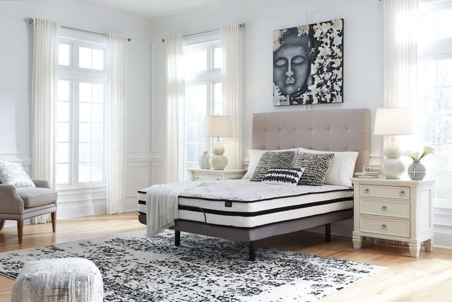 Sierra Sleep® by Ashley® Chime 2-Piece 10" Hybrid and Good Adjustable Base California King Mattress Set-3