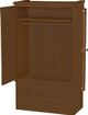 Crate Designs™ Furniture Brindle Shelf And Hanging Rod Armoire-0