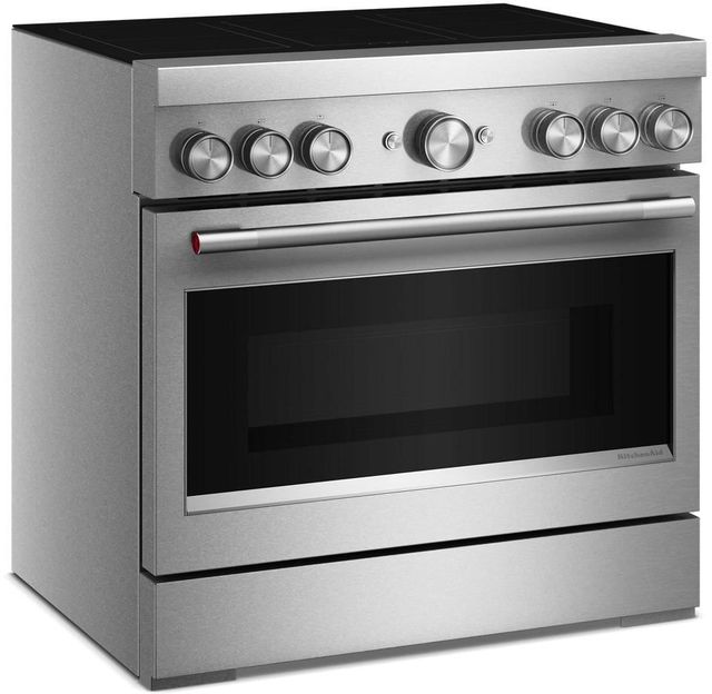 KitchenAid® 36" Stainless Steel 6 Element Pro Style Induction Range with Air Fry-3