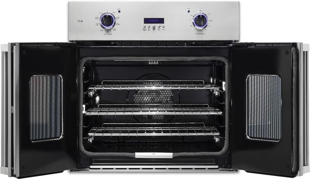 Viking® 7 Series 30" Stainless Steel Electric Built In Single French Door Oven-1