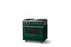 Viking® 5 Series 36" Ivy Pro Style Dual Fuel (NG) Range with Brushed Brass Trim-2