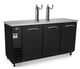 Kelvinator® Commercial 20.8 Cu. Ft. Black Beer Kegerator -0
