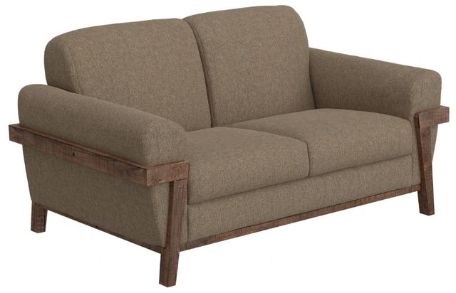 International Furniture Direct Loft Brown Loveseat-0